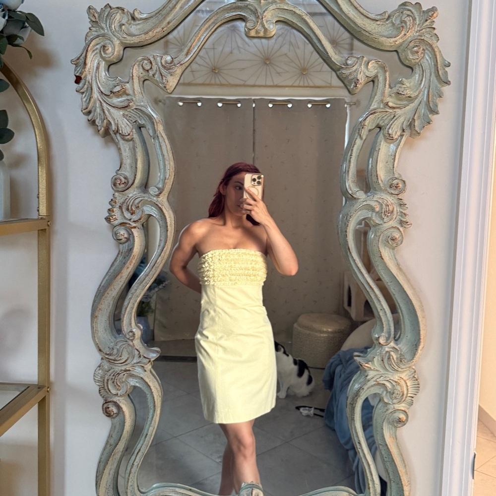 Lilly Pulitzer Strapless Yellow Dress